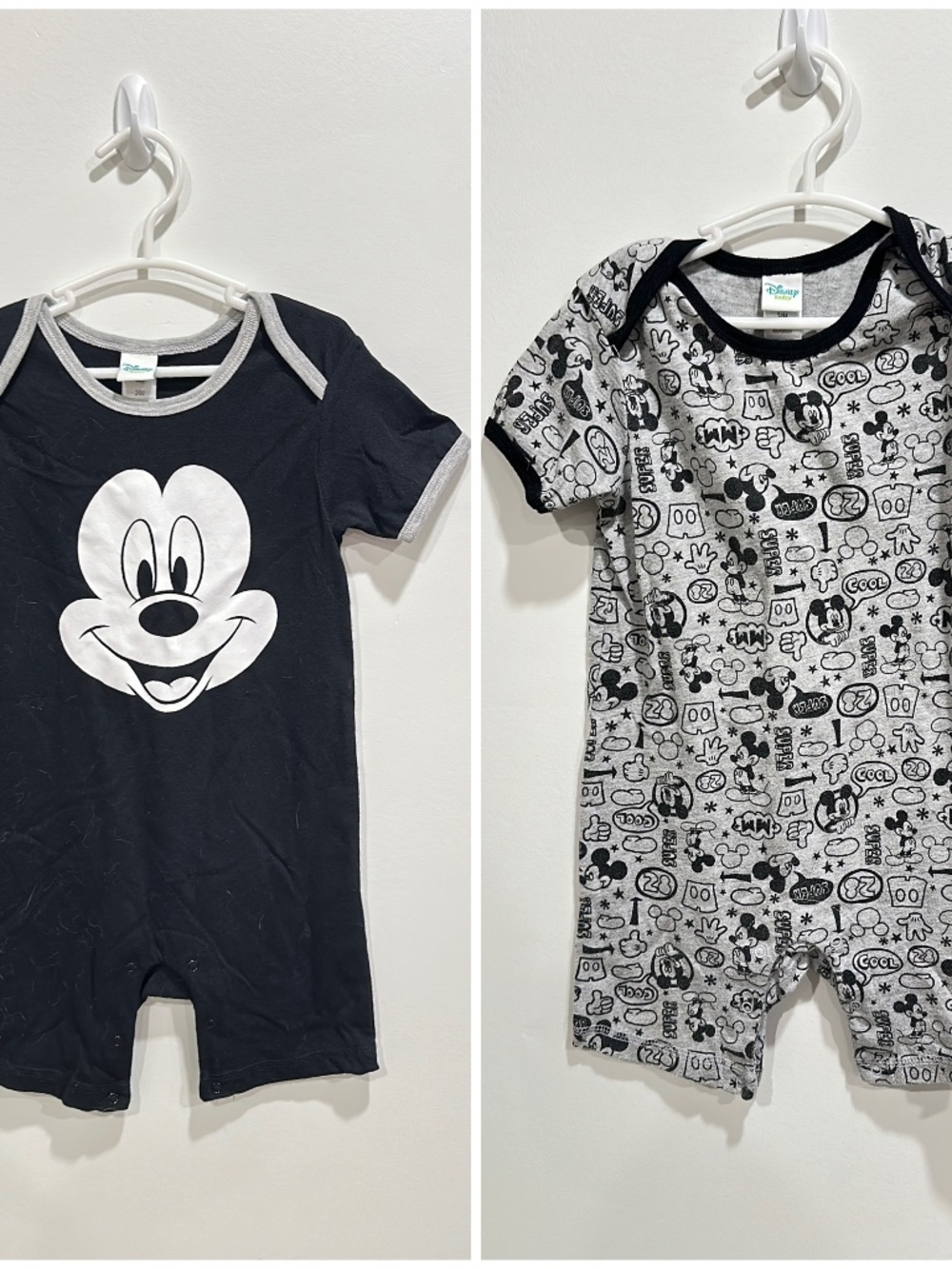 3 for $30 Disney Mickey Boys Clothing Rompers 24 months
